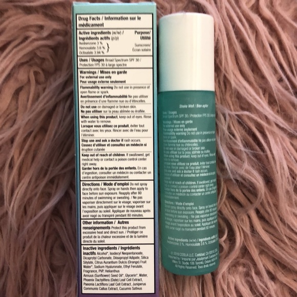 NEW COOLA Make-up Setting Spray_ SPF30 70% Sunscreen Organic Full Size - Picture 4 of 10
